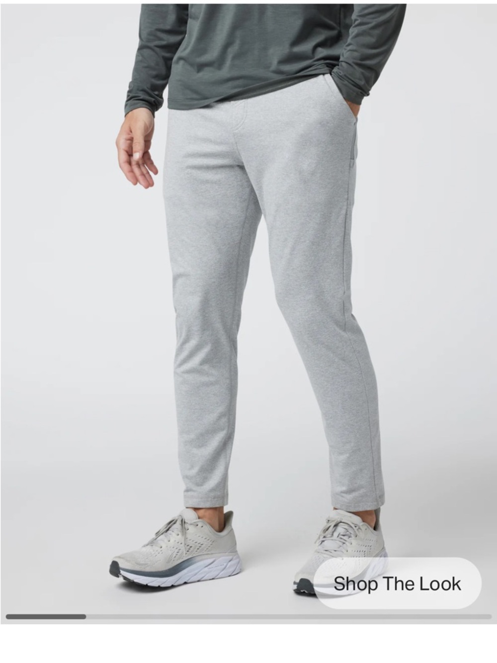 Vuori coronado Light Gray Sweatpants - Cozy Everyday Joggers